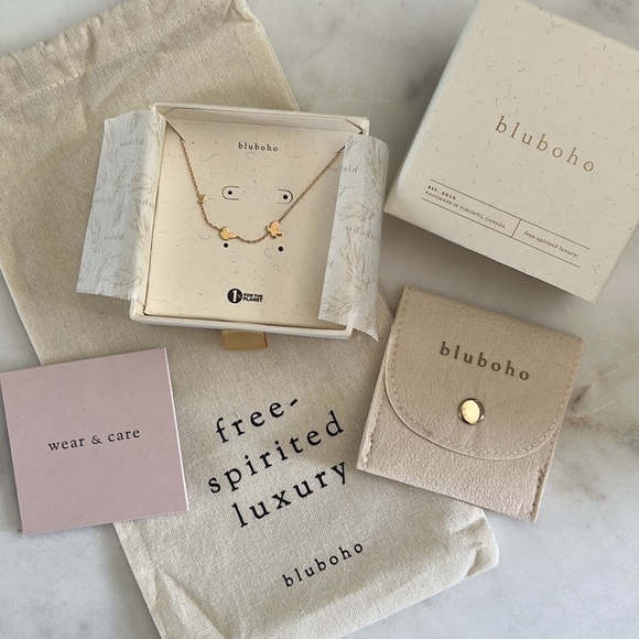 bluboho Jewelry - 🦋 NWT Bluboho 14K Gold Butterfly Bracelet